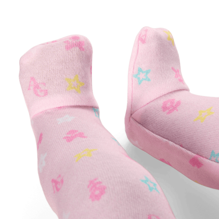 Bitty Baby® Doll #5 with dark-brown hair in Pastel Pink