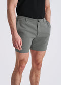 Black/White Links 6" Inseam Stretch Woven Chino Shorts Pm-2550