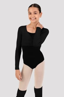 Bloch Children’s Long Sleeve Knitted Fixed Wrap Sweater
