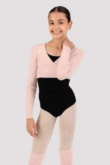 Bloch Children’s Long Sleeve Knitted Fixed Wrap Sweater