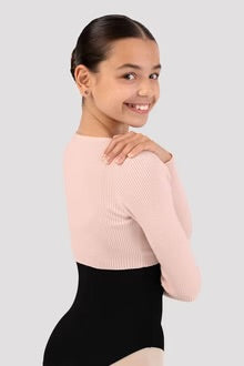 Bloch Children’s Long Sleeve Knitted Fixed Wrap Sweater