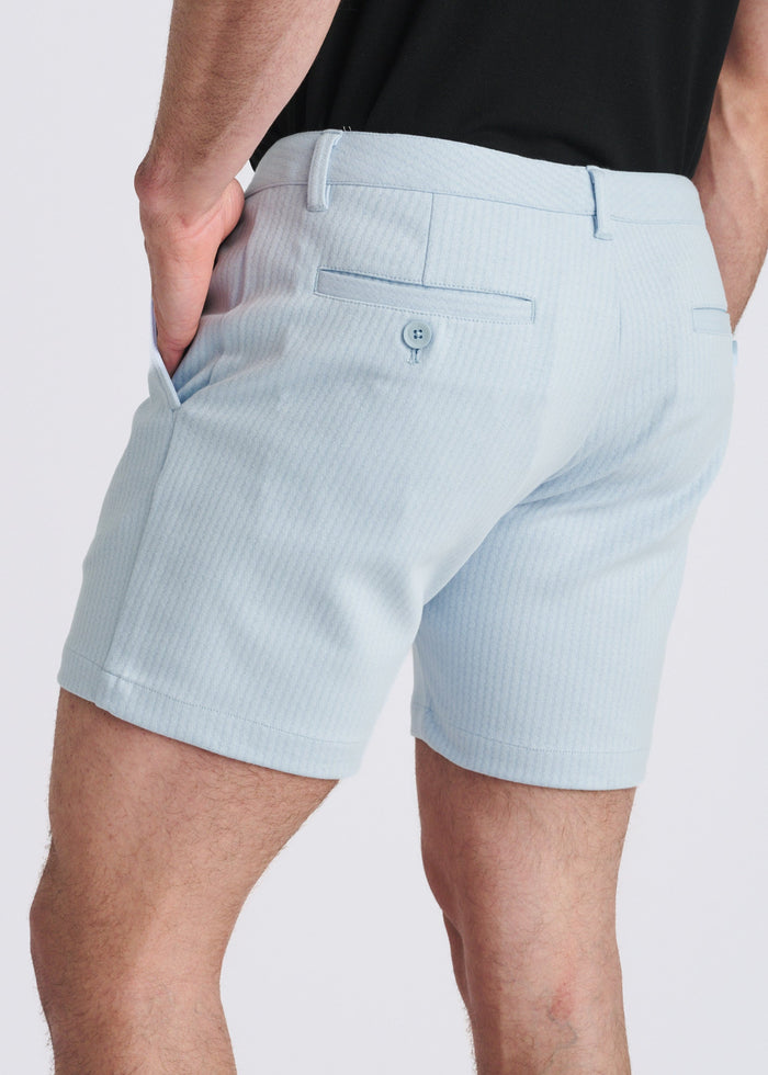 Blue Finch 6" Inseam Textured Stretch Knit Chino Shorts Pm-2530-02