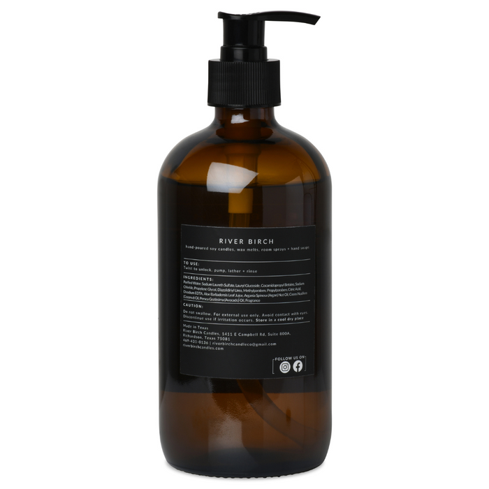 Bluebonnet  - 16 oz Amber Soap - Handmade - Hand Wash