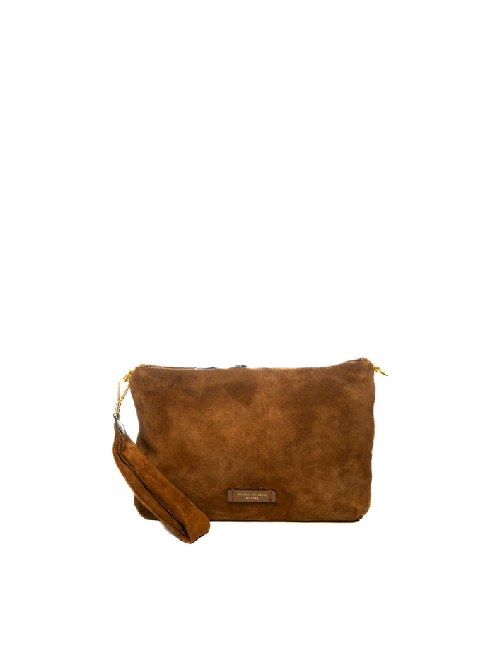 GIANNI CHIARINI borsa a spalla brenda marrone 12045 BRENDA-099