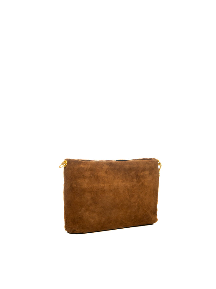 GIANNI CHIARINI borsa a spalla brenda marrone 12045 BRENDA-099
