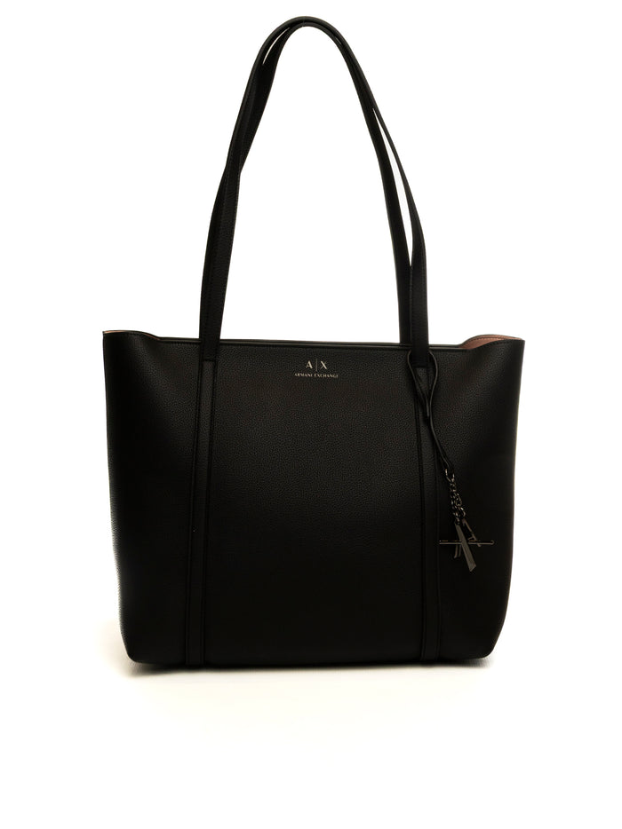 ARMANI EXCHANGE borsa a spalla nero/rosa 942930 CC726-28621