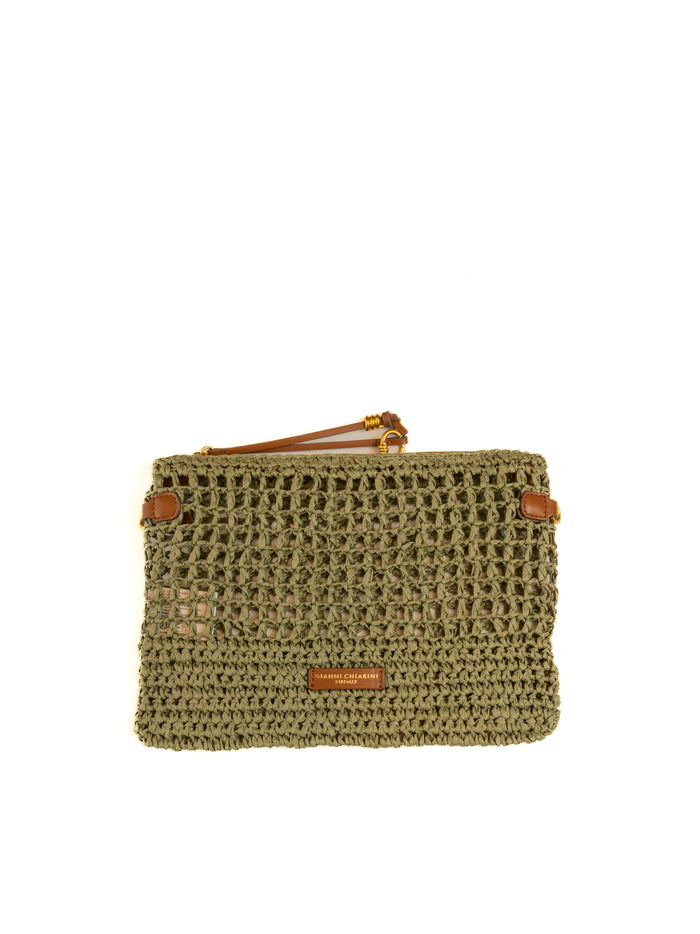 GIANNI CHIARINI borsa mini nefeli verde 11950 NEFELI-11730