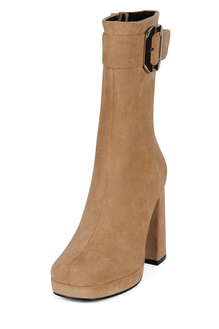 BRATTY-LO Jeffrey Campbell Mid-Calf Boot Beige Suede
_hover