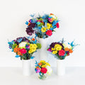 Bright Rainbow Flower Centerpieces Hand - Image