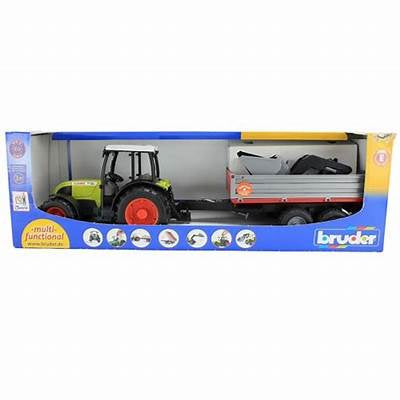 Bruder CLAAS Nectis 267F Tractor w/ Loader & Tipping Trailer