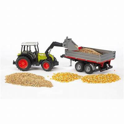 Bruder CLAAS Nectis 267F Tractor w/ Loader & Tipping Trailer