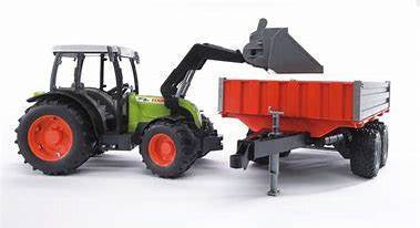 Bruder CLAAS Nectis 267F Tractor w/ Loader & Tipping Trailer