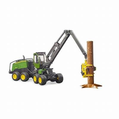 Bruder John Deere 1270G Harvester w/ Tree Trunk