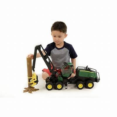 Bruder John Deere 1270G Harvester w/ Tree Trunk