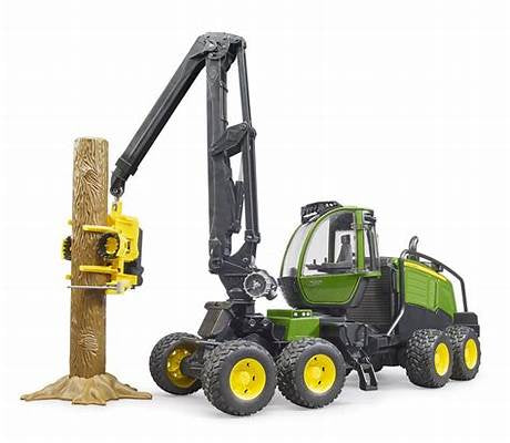 Bruder John Deere 1270G Harvester w/ Tree Trunk