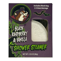 White shower steamer - Black Raspberry & Vanilla scent