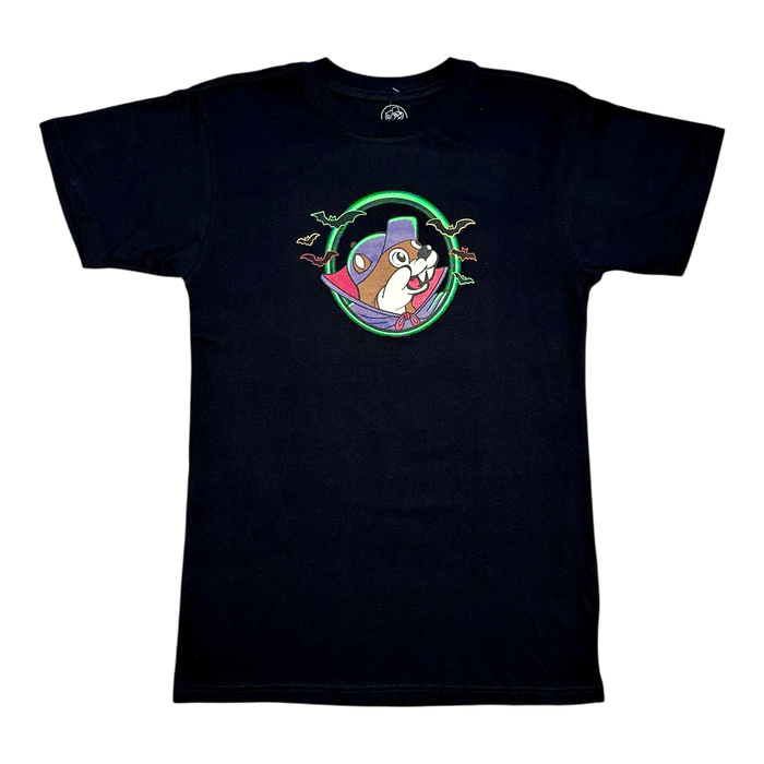 Black t-shirt - glow-in-the-dark Halloween design