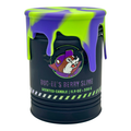 Black scented candle - slime-covered lid