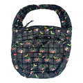 Black Halloween tote bag - features front zipper pocket