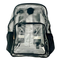 Clear school backpack - durable plastic construction