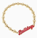 Bulldogs Autograph Enamel Stretch Bracelet