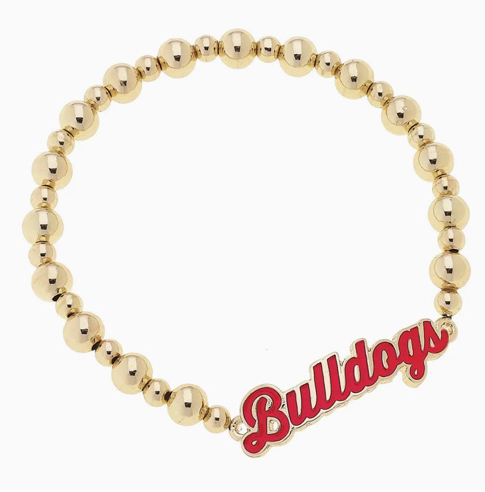 Bulldogs Autograph Enamel Stretch Bracelet