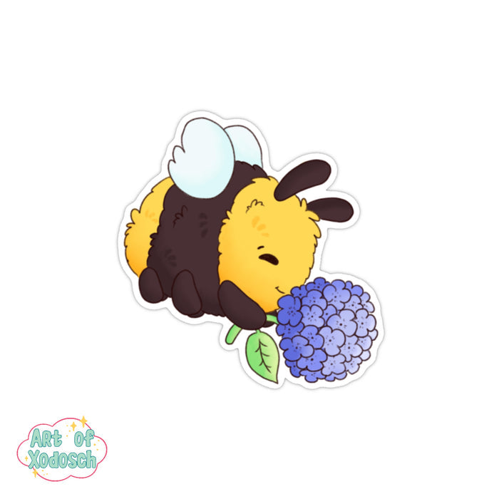 bumbleberry flower sticker