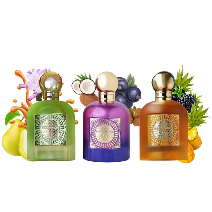 Bundle Mango Punch, Pear Potion & Juicy Melange Fruity Unisex Fragrance
