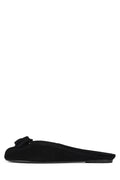 CABAL-T Flat Mule Black Suede