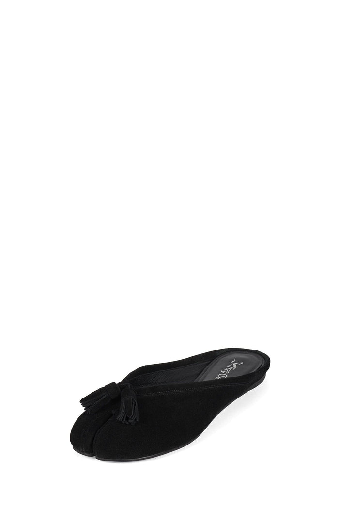 CABAL-T Flat Mule Black Suede _hover