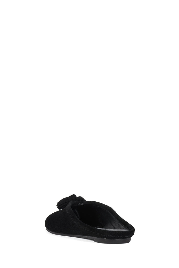 CABAL-T Flat Mule Black Suede