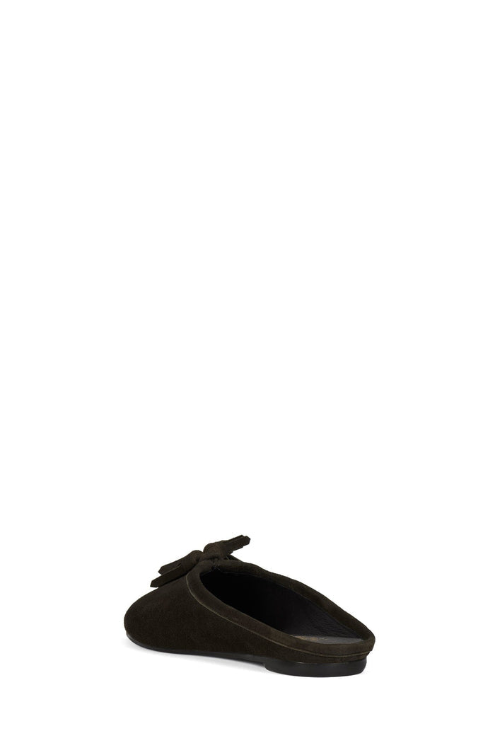 CABAL-T Flat Mule Brown Suede