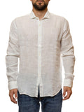 QB24 camicia cotone bianca 0126082 COTONE-WHITE
