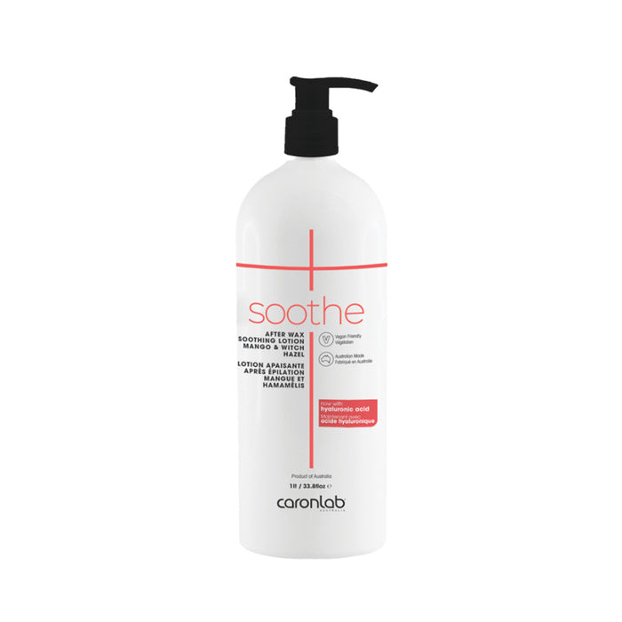 CaronLab After Wax Soothing Lotion Mango & Witch Hazel with Hyaluronic Acid - 1 Litre