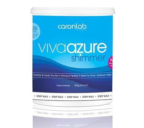CaronLab Viva Azure Shimmer Strip Wax - 800g Microwaveable
