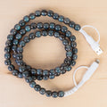 CC76 - 4-in-1 Beaded Charging Cable - Teal Opal