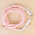 CC79 - 4-in-1 Beaded Charging Cable - Pink Opal