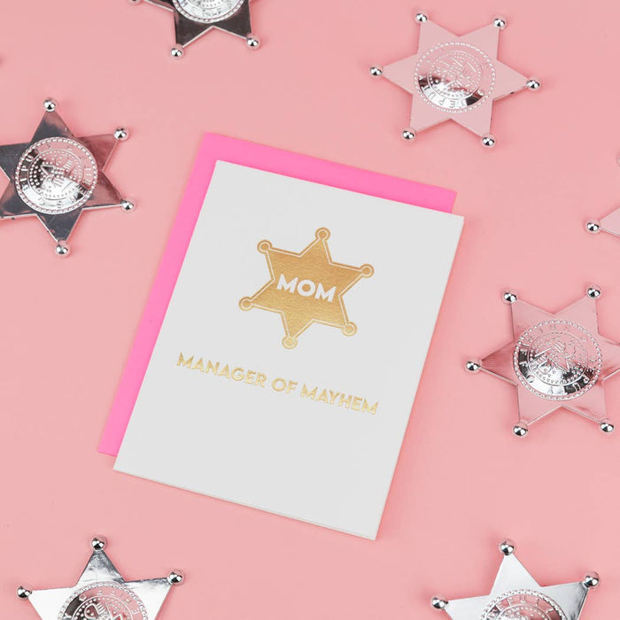Chez Gagné - Mom - Manager of Mayhem - Mother's Day Card