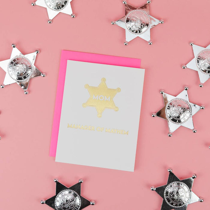 Chez Gagné - Mom - Manager of Mayhem - Mother's Day Card