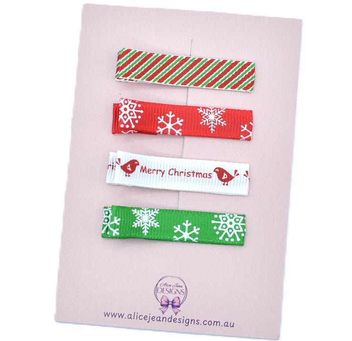 Christmas Fringe Clip Set