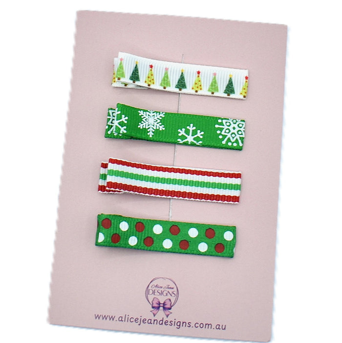 Christmas Fringe Clip Set