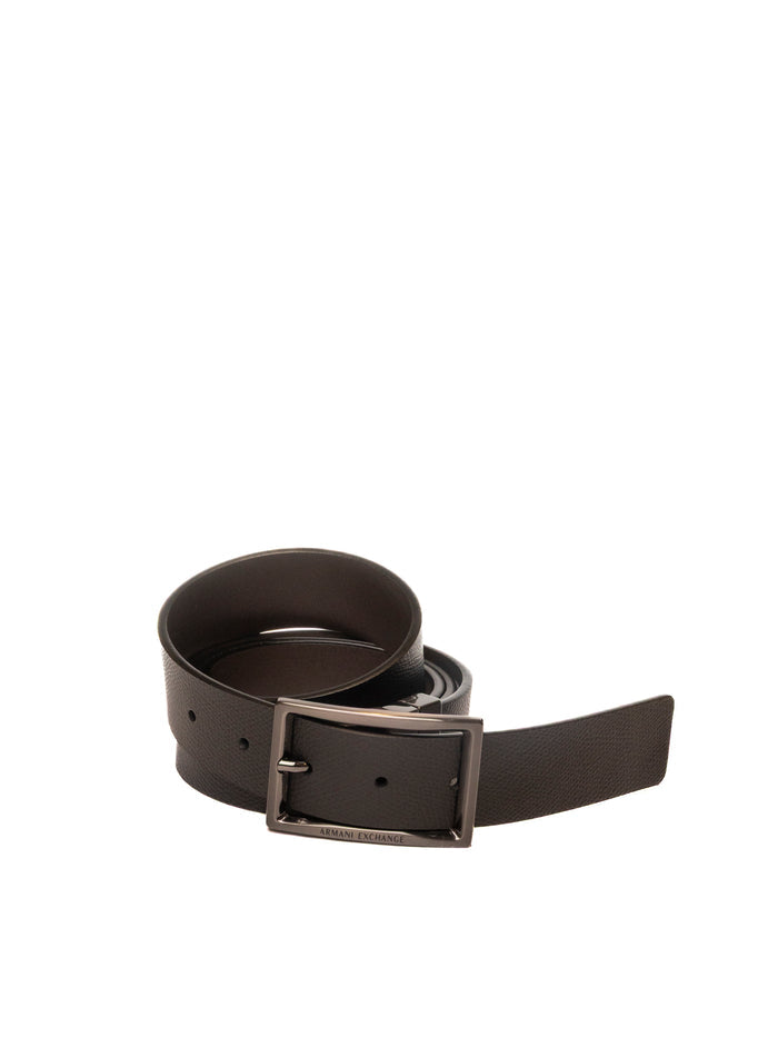 ARMANI EXCHANGE cintura pelle nera/marrone XM001747 AF17996-MC069