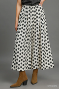 Classic Charm Polka Dot Wide Leg Pants 🤍🖤 2