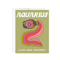 Clever Little Aquarius - Notecard