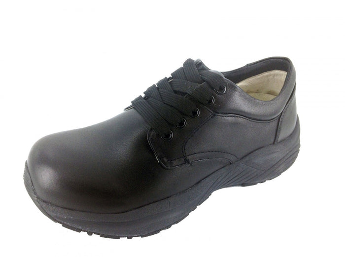 swelling wide extra wide athletic hiker diabetes heel pain neurophaty swollen sore feet orthopedic shoes  canada anti-slip anti-skid black leather laces