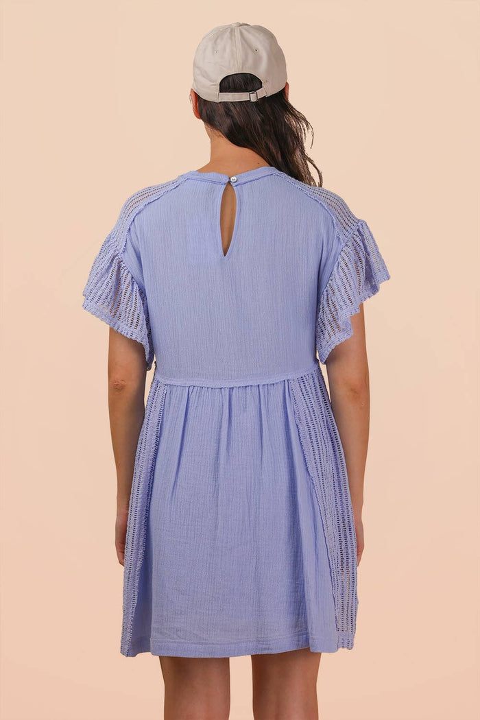 Cornflower Blue Mini Dress