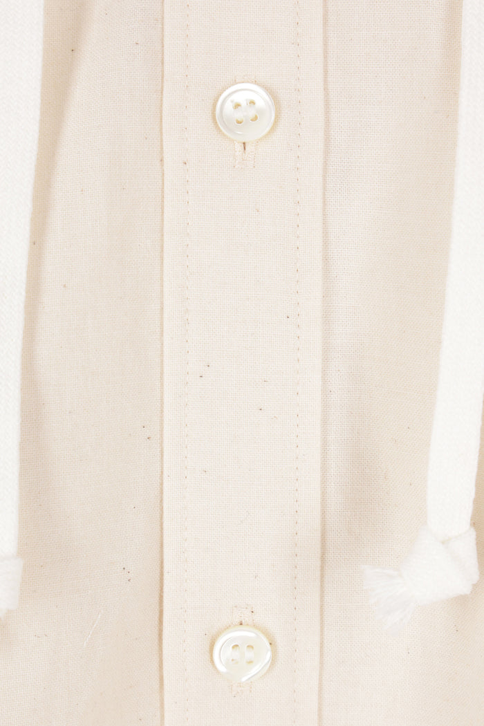 cotton hooded shirt