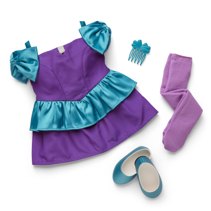 Courtney’s™ Party Dress, Caboodles® & Hair Accessories for 18-inch Dolls (Historical Characters)