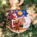 Cowboy Kringle Cloisonné Ornament