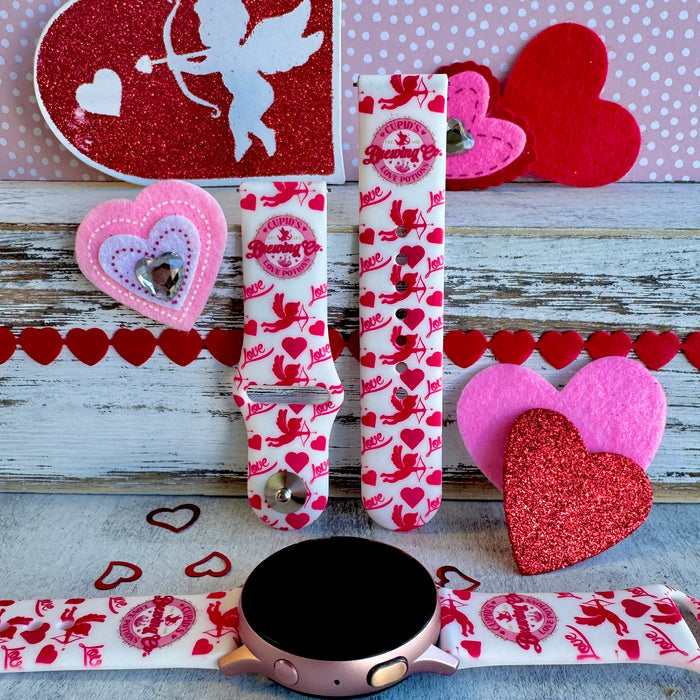 Cupid's Love Potion Print Silicone Band For Samsung Watch